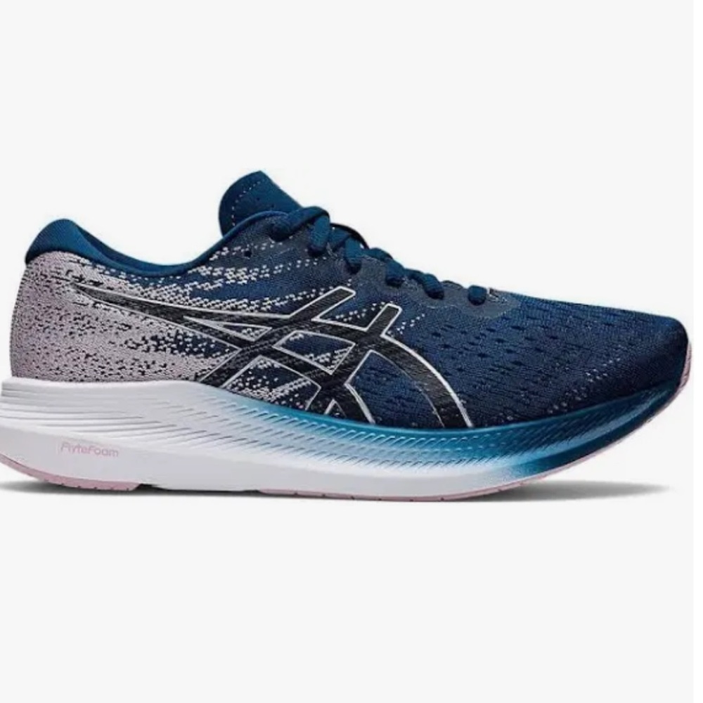 Asics Women's Blue and Pink Running Shoes